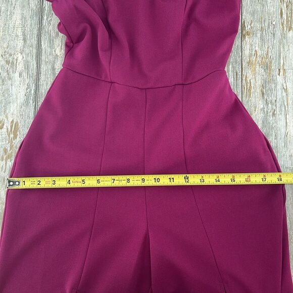 Women’s Split Leg Sleeveless Fully Lined Dressy Jumpsuit Size M - Picture 10 of 10